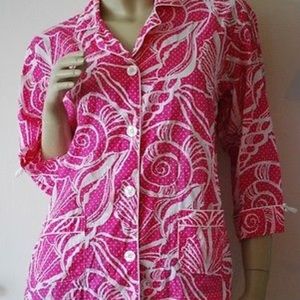 Lilly Pulitzer shell light weight pajama set